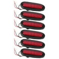 6pcs 12V 10LEDS Trailer Lights Lamps Stop/Turn/Tail Lighting for