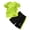 Yellow, variant on Adarl Girls Boys Athletic Shorts Set 2 Piece Summer Clothes Outfit Quick Dry Breathable Mesh Tee and Shorts Sizes 1-12 Years