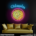 thumbnail image 3 of Craftnamesign Chilaquiles Neon Sign, Mexican Breakfast Wall Art, Restaurant Wall Decor, 3 of 5