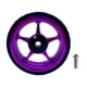 thumbnail image 2 of Ruedas fáciles para bicicletas plegables sólidas que se adaptan a los componentes de reajuste de ruedas EZ para transportar, viajar y empujar biciclet Púrpura Macarena Bicicleta Plegable Easy Wheel, 2 of 6