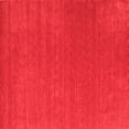 thumbnail image 1 of Ahgly Company Indoor Square Abstract Red Contemporary Area Rugs, 8' Square, 1 of 4