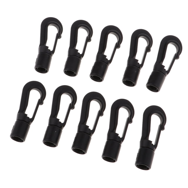 De Cuerda Elástico De Plástico De Kayak Maletas Sunnimix Clip elástico de gancho de cuerda