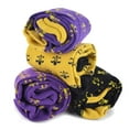 thumbnail image 4 of Men's Fleur de Lis Patterned Premium Cotton Dress Casual Crew Socks - Classic French Fleur-de-Lis Style for Men-Mardi Gras Theme, 4 of 8