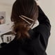 thumbnail image 4 of Clip de metal con letras y palabras, clip lateral, clip para flequillo, clip para la frente, sombreros, clip para el cabello, 4 of 5