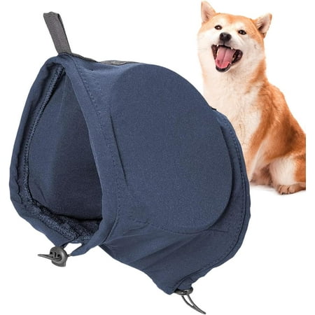 Jinswick Dog Earmuffs For Hearing Protection | Dog Ear Muffs Noise Protection - Noise Canceling For Dogs |Adjustable Dog Noise Cancelling Ear Muffs For Firework, Grooming, Concerts, Rain,Blue