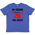 thumbnail image 3 of Inktastic Grammy Loves Me Grandchild Gift Youth T-Shirt, 3 of 5