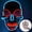 Red, variant on LED Light Up Skull Mask, Glow in The Dark Scary Skeleton Mask for Halloween Cosplay Rave