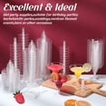 thumbnail image 3 of 20 Pack Premium Champagne Coupe Glasses, Disposable Plastic Party Champagne Glasses, 5 Oz Clear Hard Plastic Cocktail Stackable Martini Margarita Wine Cups for Birthday Wedding Party Bar, 3 of 7