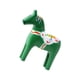 thumbnail image 5 of Figura de caballo Dalecarlian, pintura a color, estatua de caballo Dala sueco para cumpleaños verde, 5 of 9