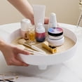 thumbnail image 2 of DOLITY European Retro Vanity Tray Dressing Table Jewelry Cosmetic Perfume Storage Key Tray Decoration Display Home Ornament White, 2 of 8