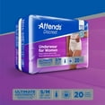 thumbnail image 6 of Attends Discreet Disposable Underwear Female Pull On with Tear Away Seams Medium, ADUF20, 80 Ct, 6 of 10