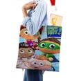 thumbnail image 4 of Super Why Bolso de tela con estampado de lienzo para mujer, bolsa de compras reutilizable y estética, con cremallera interior, regalo para mujer,40*45cm., 4 of 6