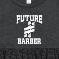 thumbnail image 4 of Inktastic Future Barber Stylist Girls Baby Dress, 4 of 5