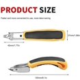 thumbnail image 2 of Staple Removers Heavy Duty Staple Remover, Staple Puller Tool Upholstery Construction Heavy Duty Staple Remover Tack Lifter, 2 of 5