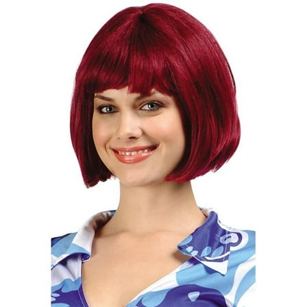 RG Costumes 60084 Barbara Ann Bob Costume Wig - Burgundy