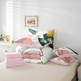 thumbnail image 6 of Homewish Retro Floral Leaves 7-Piece Twin Bedding Sets For Female Men Adults,Vintage Aesthetic Bedding Comforter Set,Minimalist Mid Century Breathable Sheet Sets,Luxury Bedroom Decor,Reversible, 6 of 8