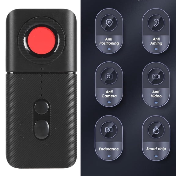 Aorsher Hidden Camera Detector with Infrared Scanning Mode, Hidden Bug and Camera Detector for Home Office Travel, GPS Device Detector, RF Scanner Finder, Privacy Protector