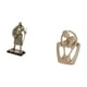 thumbnail image 5 of Escultura de resina de un caballero europeo y una pareja abstracta. Adorno creativo para escritorio, ideal para sala de estar, entrada, estantería, ca, 5 of 8