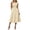 Beige, variant on Ovbmpzd Tea-Length Summer Dresses for Women Elegant Wine Wedding Guest Party Dresses Formal A-Line One Shoulder Dresses With Pockets,L