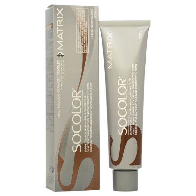 Matrix SoColor Permanent Cream Hair Color, 5N Medium Brown Neutral -  