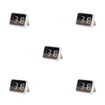 thumbnail image 1 of Despertador digital Inteprter ligero con radio volumen ajustable color blanco, 1 of 6