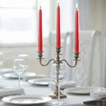 thumbnail image 5 of 14x/Set Dripless and Smokeless Tapered Candles for Home Decor 6-Hour Burning Bordeaux Candles Hand-Dipped Tapered Candle, 5 of 5