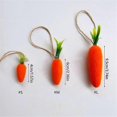 thumbnail image 3 of 10pcs Festive Easter Carrot Hanging Ornaments Foam Carrots with Rope Party, 3 of 5