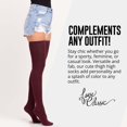 thumbnail image 5 of Love Classic Extra Long Women's Thigh High Socks Soft Leg Warmers Shoe Sizes 6-9, 5 of 7