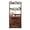 Rustic Brown, variant on LINJH 50 Inch Cat Litter Box Enclosure with 2 Storage Shelves 2-in-1 Litter Box Furniture Hidden with Barn Door, Indoor Wooden Cat House, Greige