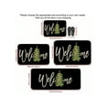 thumbnail image 2 of 1pc Black Christmas Welcome Doormat - Anti-Slip Thickened Flannel Floor Mat for Indoor Home Entrances, 2 of 11