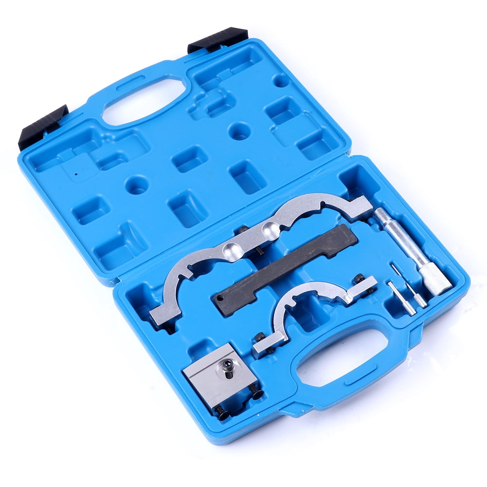 SCITOO Engine Timing Locking Tool Set Fit for Chevrolet Vauxhall Opel 1.0 1.2 1.4L Turbo with Chain Tensioner Locking Pin Camshaft Setting Plate
