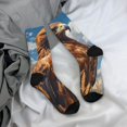 thumbnail image 5 of KLL Blue Sky White Cloud Eagle Print Cool Socks Men's Women's Crew Socks Funny Crazy Novelty Stockings, 5 of 6