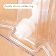 thumbnail image 2 of Cubo de bebidas heladas de 4L Refrigerador de gran capacidad Hervidor frío (redondo blanco), 2 of 8