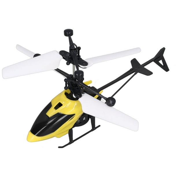 RC Helicopter Toy Luminous Mini RC Helicopter Reinforcement Treatment For Entertainment Yellow