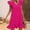 Hot Pink, variant on Summer Saving 2024 Sundresses for Women 2024 Sleeveless Cute Petite Mini Dress Tiered Summer Flowy Boho Sundress Beach Wear For Womens Gifts