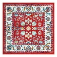 thumbnail image 3 of Unique Loom Aurelia Collection Area Rug - Hadrian (4' Square Magenta/Blue), 3 of 7