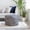 Blue & Ivory, variant on Jani Hanalei 20" Blue & Ivory Square Pouf Ottoman