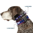 thumbnail image 2 of Buckle-Down Pet Collar, Dog Collar Plastic Buckle, Wyoming Flags Bison Silhouette, 9.5 to 13 Inches 1.0 Inch Wide, 2 of 8