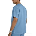 thumbnail image 6 of Vmvidoty Workwear Originals Scrubs Top V-Neck Tunic Light Blue XL( Men's or Men's Big & Tall ), 6 of 6
