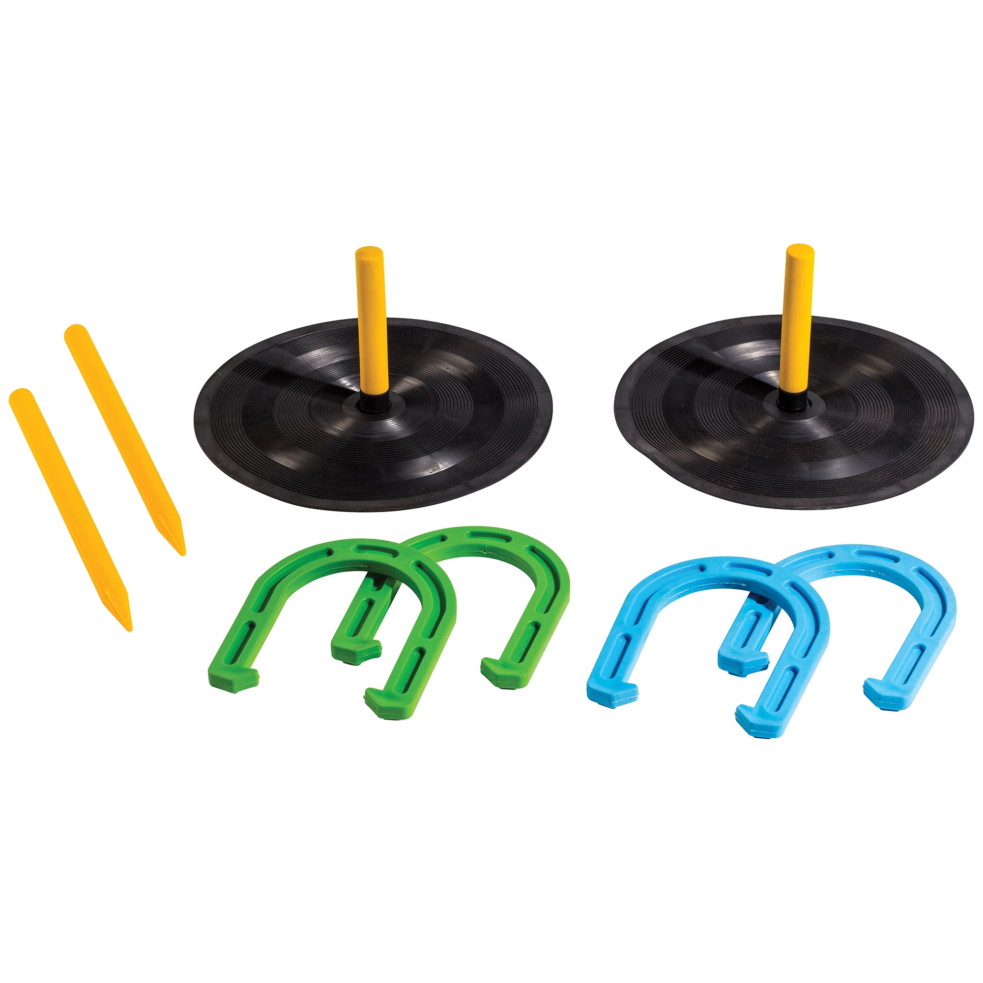 Details about   Rubber Horseshoes Game Set For Outdoor And Indoor Games Perfect For Tailgating 