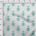 thumbnail image 3 of oneOone Polyester Spandex Teal Green Fabric Block Fabric For Sewing Printed Craft Fabric By The Yard 56 Inch Wide, 3 of 6