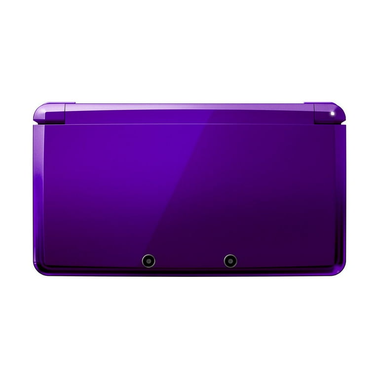Restored Nintendo 3DS Midnight Purple with Stylus SD Card and Charger Refurbished
