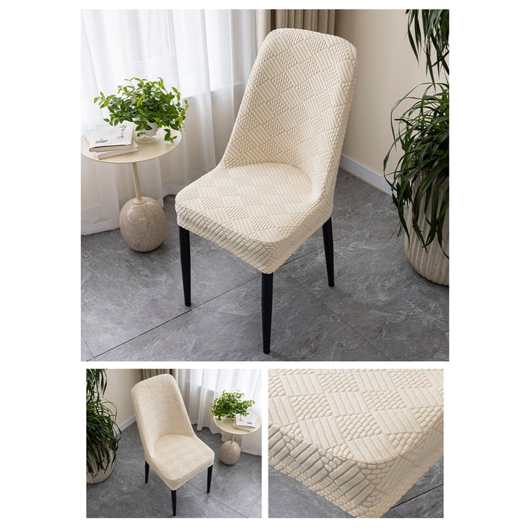 Tyidzon Curved Dining Room Chair Covers,Round Back Dining Chair