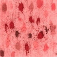 thumbnail image 1 of Ahgly Company Indoor Square Abstract Red Contemporary Area Rugs, 4' Square, 1 of 4