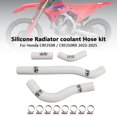 thumbnail image 1 of Silicone Radiator coolant Hose For Honda CRF250R CRF250RX 2022-2025 White, 1 of 13