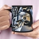 thumbnail image 3 of Bewildely Taza de cerámica elegante para amantes de la tecnología de aislamiento Taza de ABS sin BPA Tazas de boca ancha Teteras dos, 3 of 6