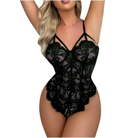 

Womens Jumpsuit Plus Size Jumpsuit New Sexy Women Lace Bodysuit Sexy Lingerie Jumpsuit Underwear Sexy Lace Underwear Set