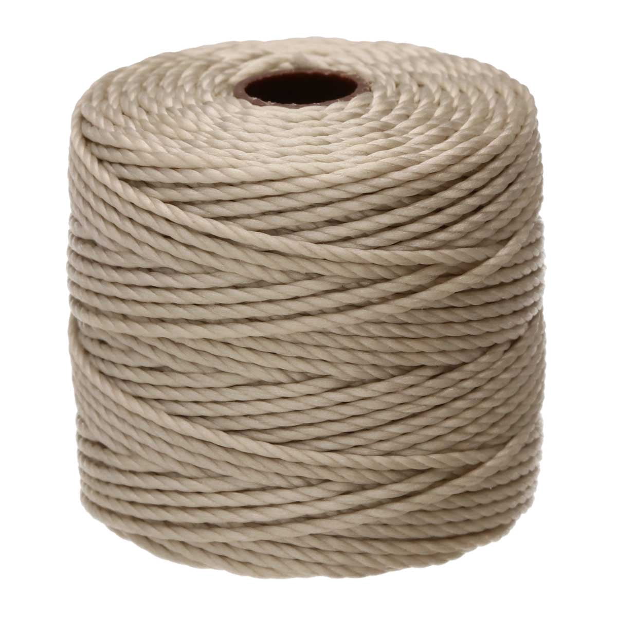 The Beadsmith S-Lon Heavy Nylon Cord – Light Grey Color – TEX400, .9mm Diameter, 4-Pack, 35 Yard Spools – For Stringing Beading Crochet, Micro-Macrame Jewelry & Kumihimo Projects