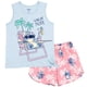 thumbnail image 1 of Conjunto de atuendos Disney Lilo & Stitch, camiseta sin mangas y pantalones cortos rosas 7-8, 1 of 7