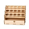 thumbnail image 4 of MesaSe Wooden Paint Organizer Convenient Sturdy Creative Pigments Holder Racks Painting Supply for Model Parts Ink Bottles DIY Tools, 4 of 6